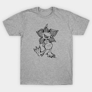 Upside Down Dizznee Land Mascot T-Shirt